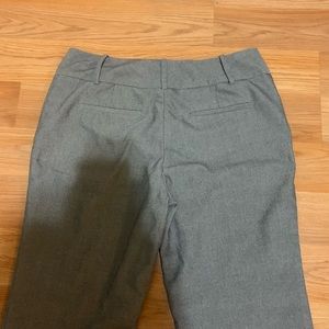 Chevron wide leg slacks